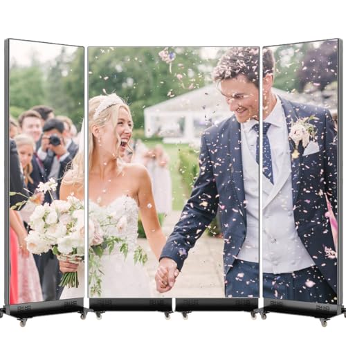 Image of 80 inch Commercial LED Poster Display, Professional Digital Signage for Corporate Branding, Exhibitions, Retail Advertising & Rental Events, Plug & Play Screen with CMS Remote Control, Flight Case