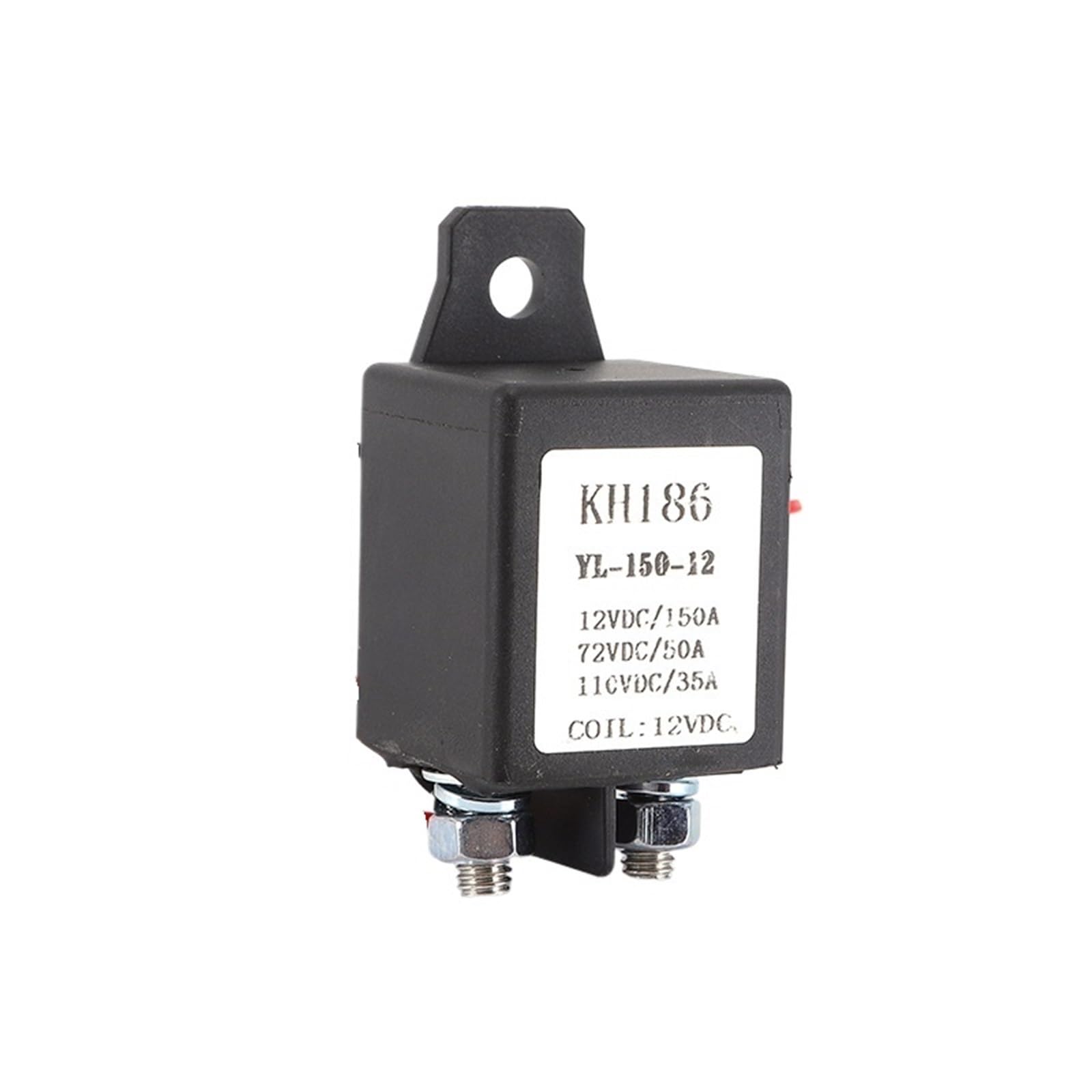 QRUYHBAJU Strong Magnetic Arc Extinguishing Automobile Relay Energy Automobile High Voltage Dc Contactor 12v 150A Normally Opened(30A-150A 12V,Fixed Screws Top)