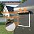 MNLR 20x20 FT Heavy Duty 2 Car Carport Canopy, Outdoor Portable Garage Shelter with 6 Mesh Windows, Removable Sidewalls, Galvanized Steel Frame, Waterproof UV Resistant Car Canopy Tent for Boat, SUV