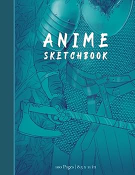 Anime Sketchbook: 100 Blank Pages, 8.5 x 11, Sketch Pad for Drawing Anime Manga Comics