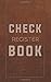 Produktbild Check Register Book: Personal Checkbook | Check Book Registrar | Check Log Book