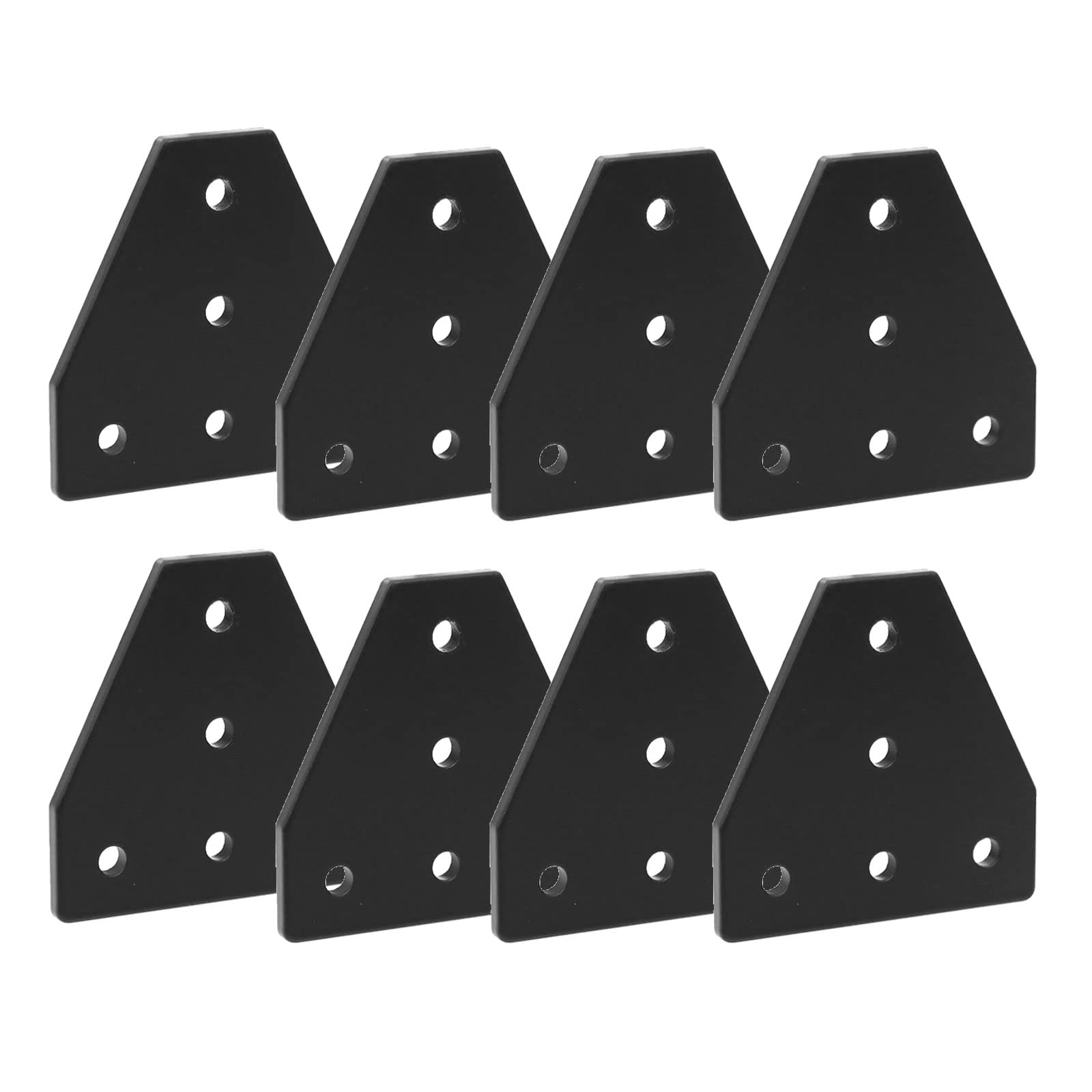 8 unidades Conector de perfil de aluminio, 40 x 40 mm, con 40 tuercas M8, 40 tornillos M8, para impresora 3D y máquina de grabado láser