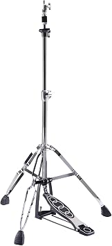 Hi Hat Stand, 1" Pipe Diameter High Hat Stand with Double Braced | 3 Leg Hi-hat Stand with Widened Non-Slip Rubber Feet, Adjustable Height 23.6" to 39.3", Percussion Accessories AQ-HHS-YQ