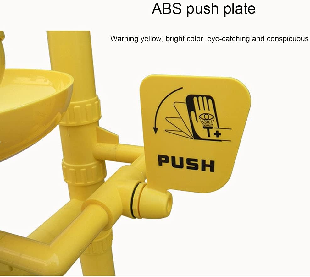 Abs Eyewash, Vertical Type Emergency Eye Wash Safe Cleaning Equipment for Factory Power Station Chemical