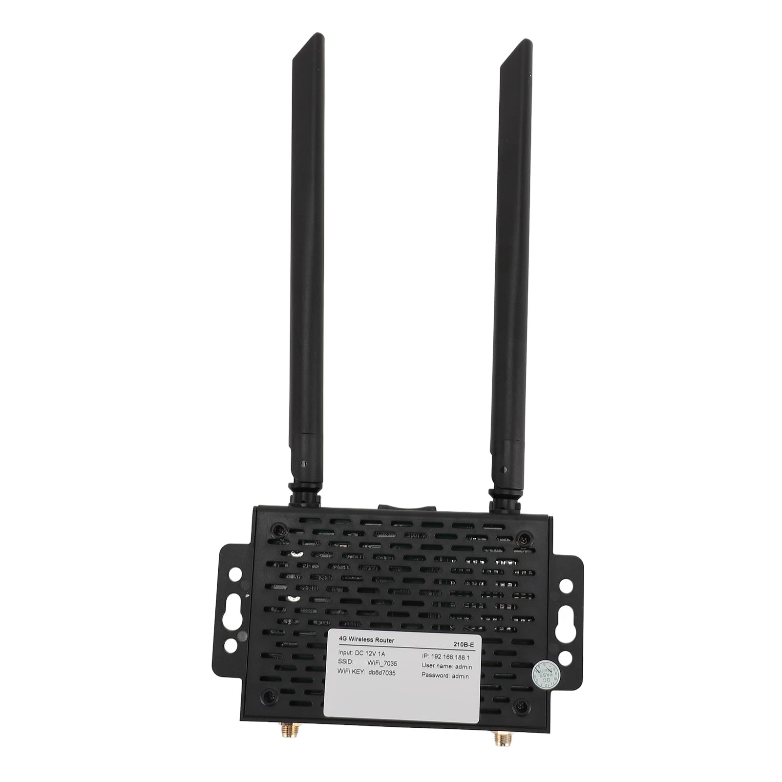 VBESTLIFE Industrial Grade 4G CPE LTE SIM -Karten -WiFi -Router, 2,4 G Wireless Router Support 32 WLAN -Benutzer, mit 4 Antennen, RJ45 X2 (EU-Stecker)