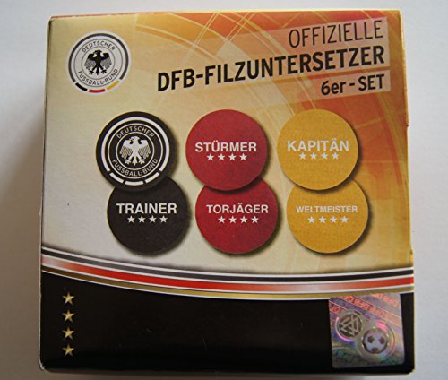 Preisvergleich Produktbild DFB Filzuntersetzer 6er-Set