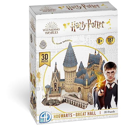 4D Cityscape Harry Potter Great Hall Paper 3D Puzzle Standard, Multicolored by 4D Cityscape - Used condition - Image 3