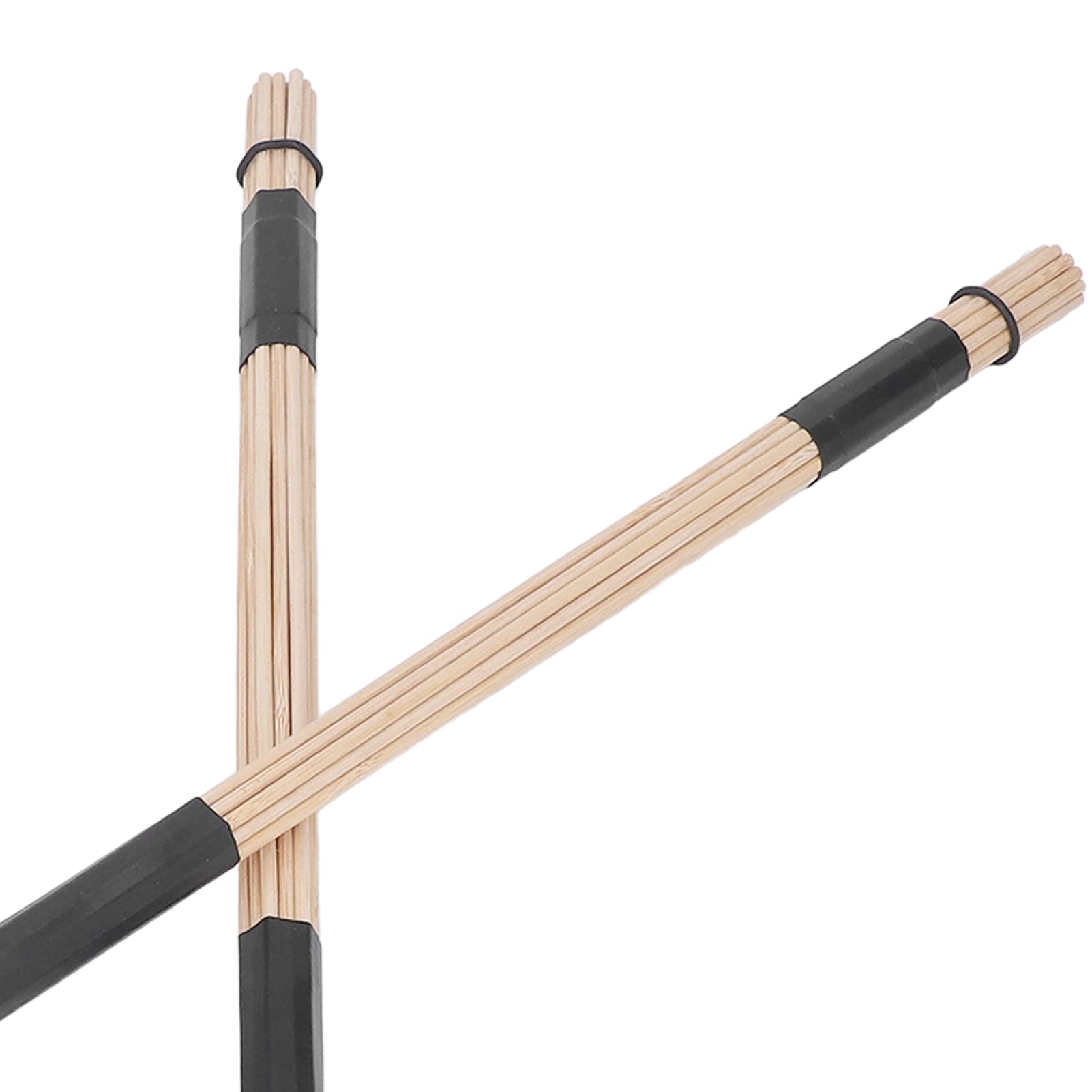 Drumstick-Bürsten-Set 5A, Holz-Drumsticks mit einziehbaren Metalldrahtbürsten, inklusive Schraubenschlüssel und Aufbewahrungstasche, für Drum-Jazz-Folk-Soft-Musikdarbietungen