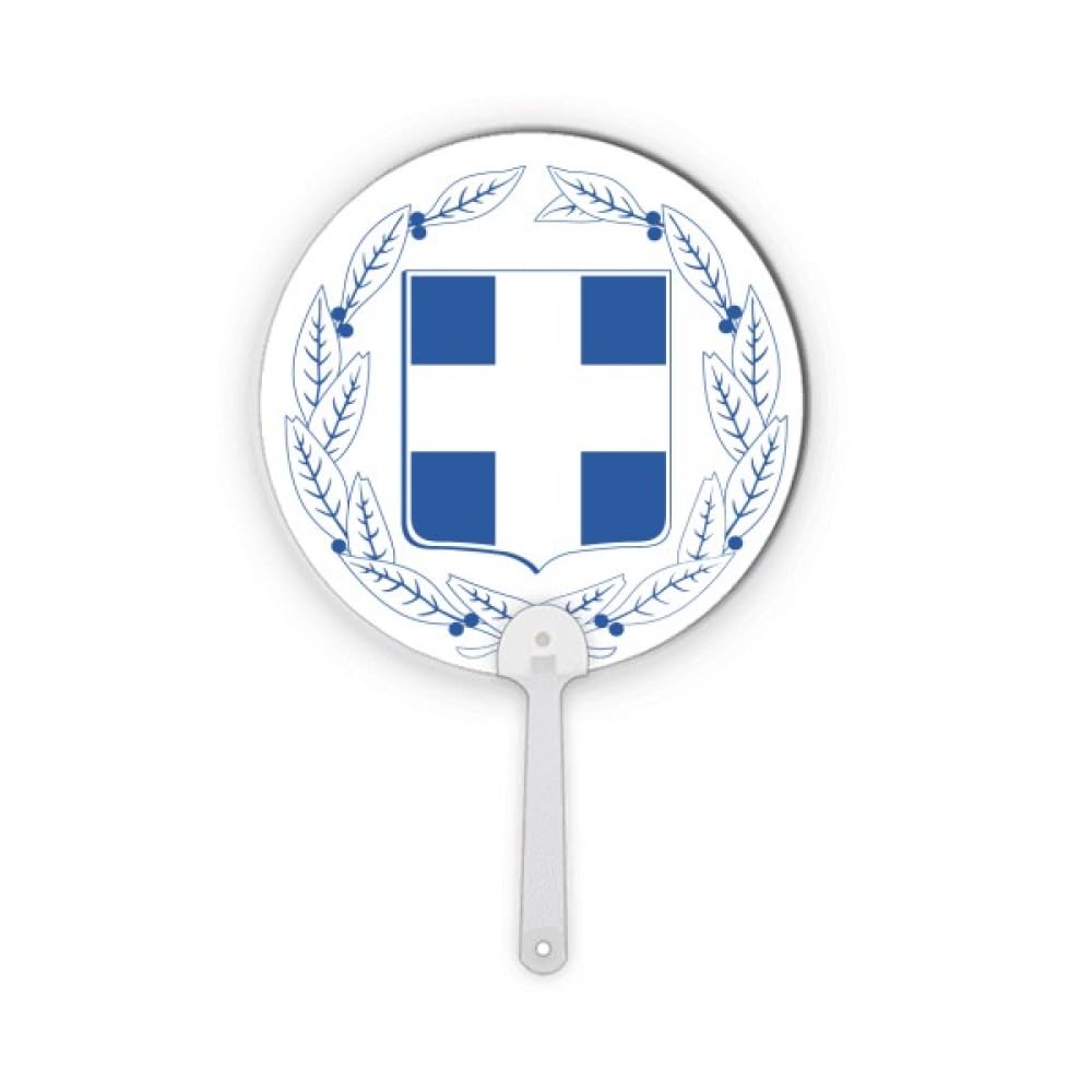 Emblème national de la Grèce UE plastique rond : accessoire décoration et art