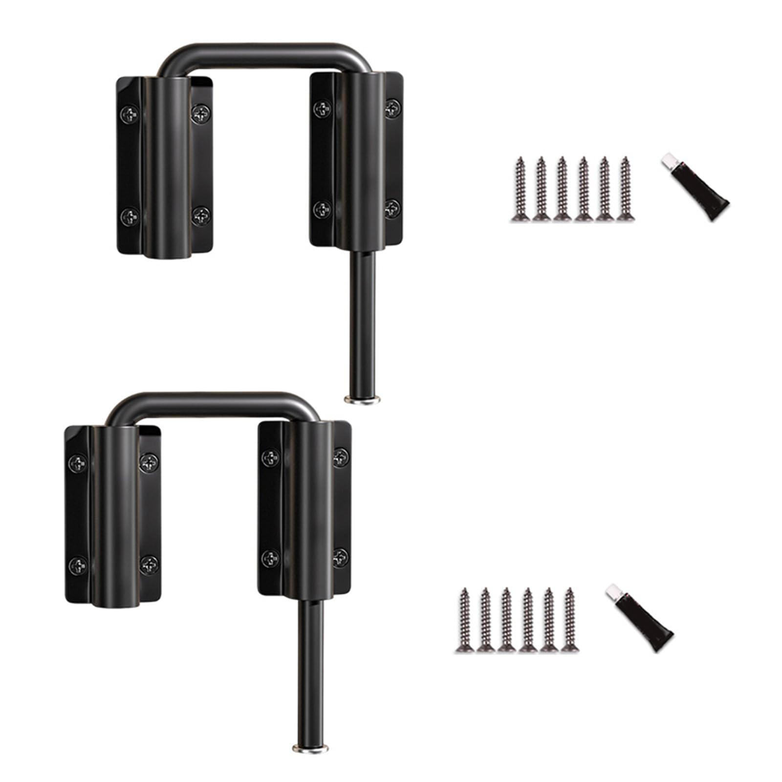 2 Rustproof Thickened Door Pins, Adjustable Positioning Hardware for Home/Cabinets Door Fastener