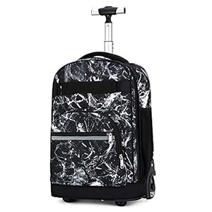 MYALQ Trolleytassen, kinderbagage reiskoffer rolrugzak jongens meisjes schooltas 46 cm, (meerkleurig)