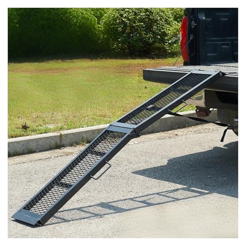 Rampas para moto de acero plegables capacidad 399 lbs miniatura 1