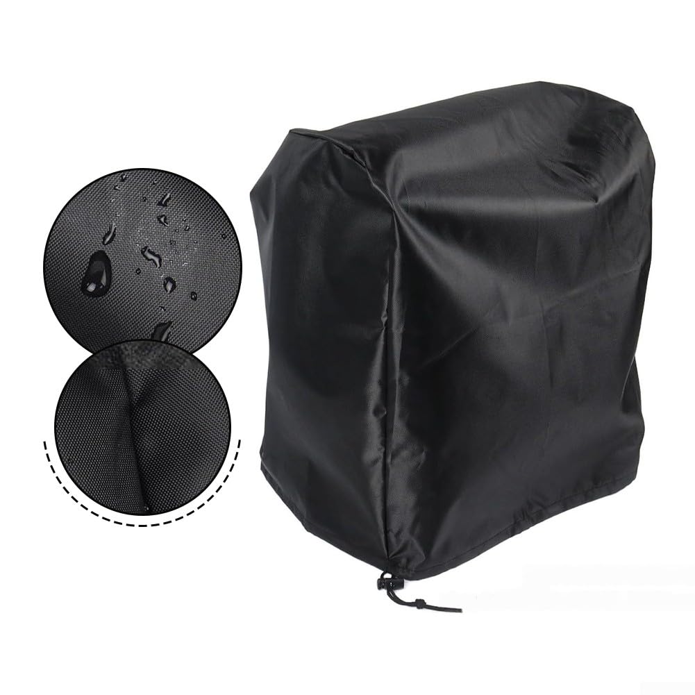 Housse anti-poussière pour microscope, protection imperméable en tissu Oxford, noir, 35 x 20 x