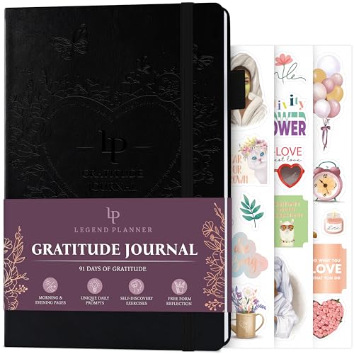 Legend Gratitude Journal – Diário Diário Guiado para Promover Pos...