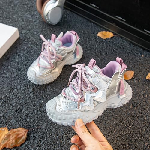 IWIHMIV Boys Hiking Sneakers Girls Breathable Sports Shoes Outdoor Lightweight Casual Athletic Running Shoes for Kids3