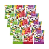 Skittles Gummies Variety Pack (Sour, Original, & Wild Berry) (Pack of 12) Variety Pack