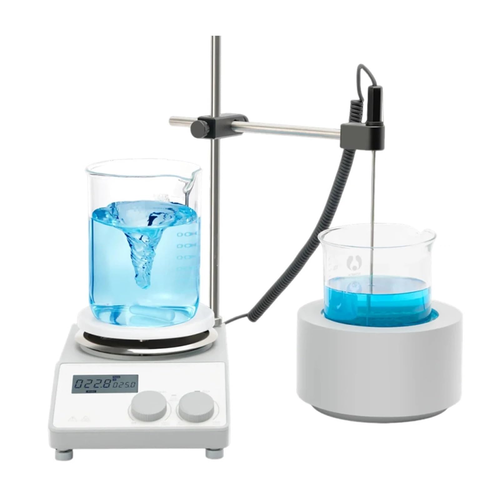Cyfrowa płyta grzejna 100ml 250ml 500ml 1000ml elektryczny płaszcz grzejny laboratoryjny LCD cyfrowe mieszadło magnetyczne płyta grzejna do użytku laboratoryjnego(MS-H280-B100)