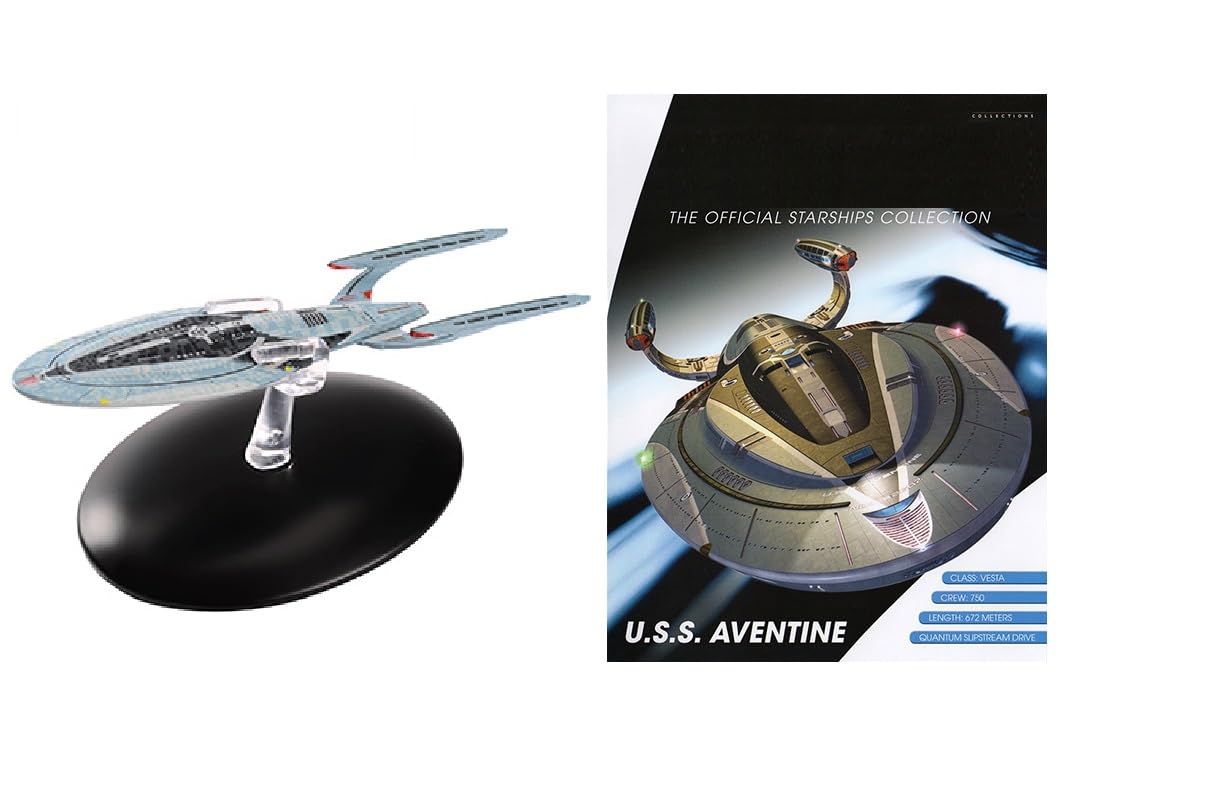 Generic U.S.S. Aventine NCC-82602 Die-Cast Model Ship Official Trek Collectible