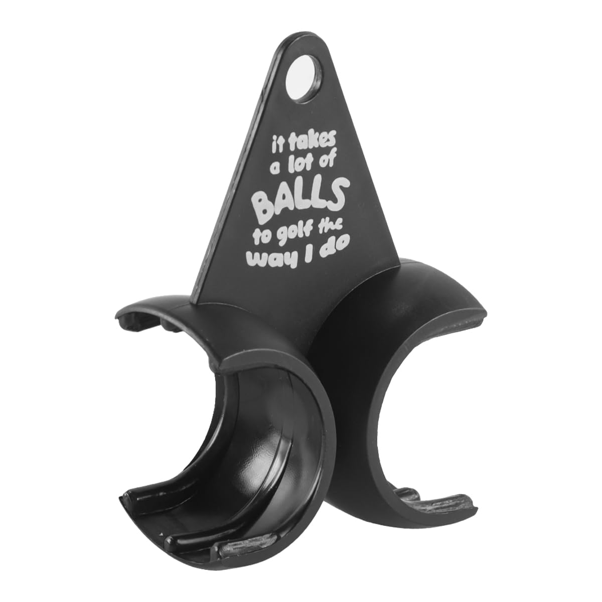 Namvo Funny Golf Ball Holder Tee Holder for Men Golf Lovers Golfer Bag Belt Black ABS​