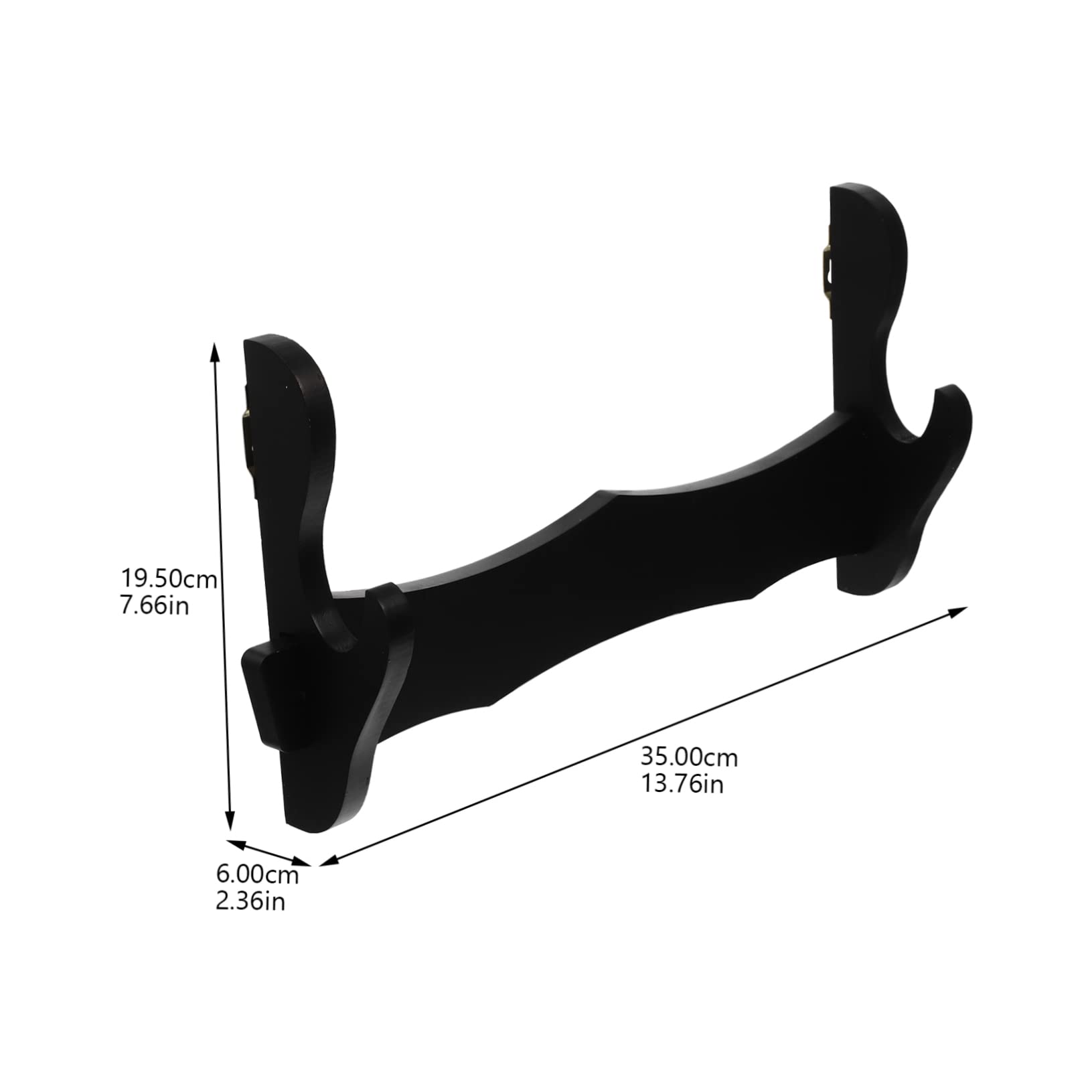 BESPORTBLE Expand Storage Space Sword Stand Mounted Flute Storage Holder Wooden Handicraft Display