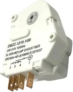 Refrigerator Defrost Timer, DBZC-1210-1G6 (2341) Universal Fit, Automatic Cycle Control Replacement Refrigerator Part