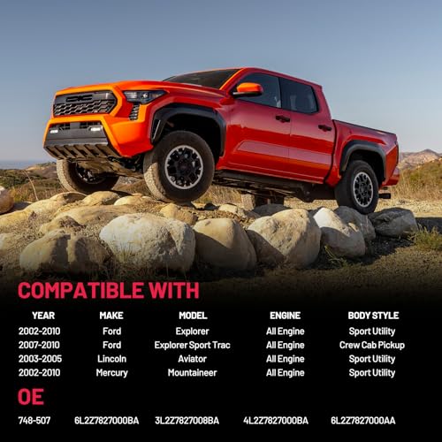 Image of BDFHYK 748-507 Power Window Regulator with Motor Rear Right Compatible with Ford Explorer 2002-2010, Ford Explorer Sport Trac 2007-2010, Lincoln Aviator 2003-2005, Mercury Mountaineer 2002-2010