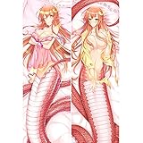 Anime Miia Monster Musume No Iru Nichijou Dakimakura Hugging Body Pillow Case Props Double-Sided Print Pillowcase Bedding Décor Anime Body Pillow 59' x 20'(150 * 50cm) Customization Service Available