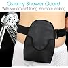 Waterproof Ostomy Bag Cover Belt Adjustable Washable Colostomy Bag Covers Protector Reusable Stoma Urostomy Ileostomy Pouch Supplies Leak-proof Odour Masking Noise Reduction for Patients Women Men