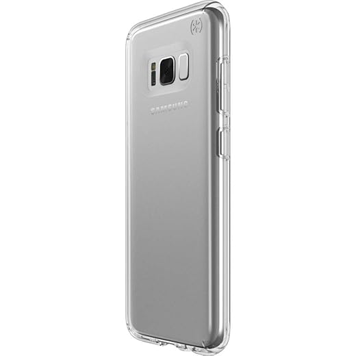 Speck Products Presidio Clear Cell Phone Case for Samsung Galaxy S8 - Clear/Clear