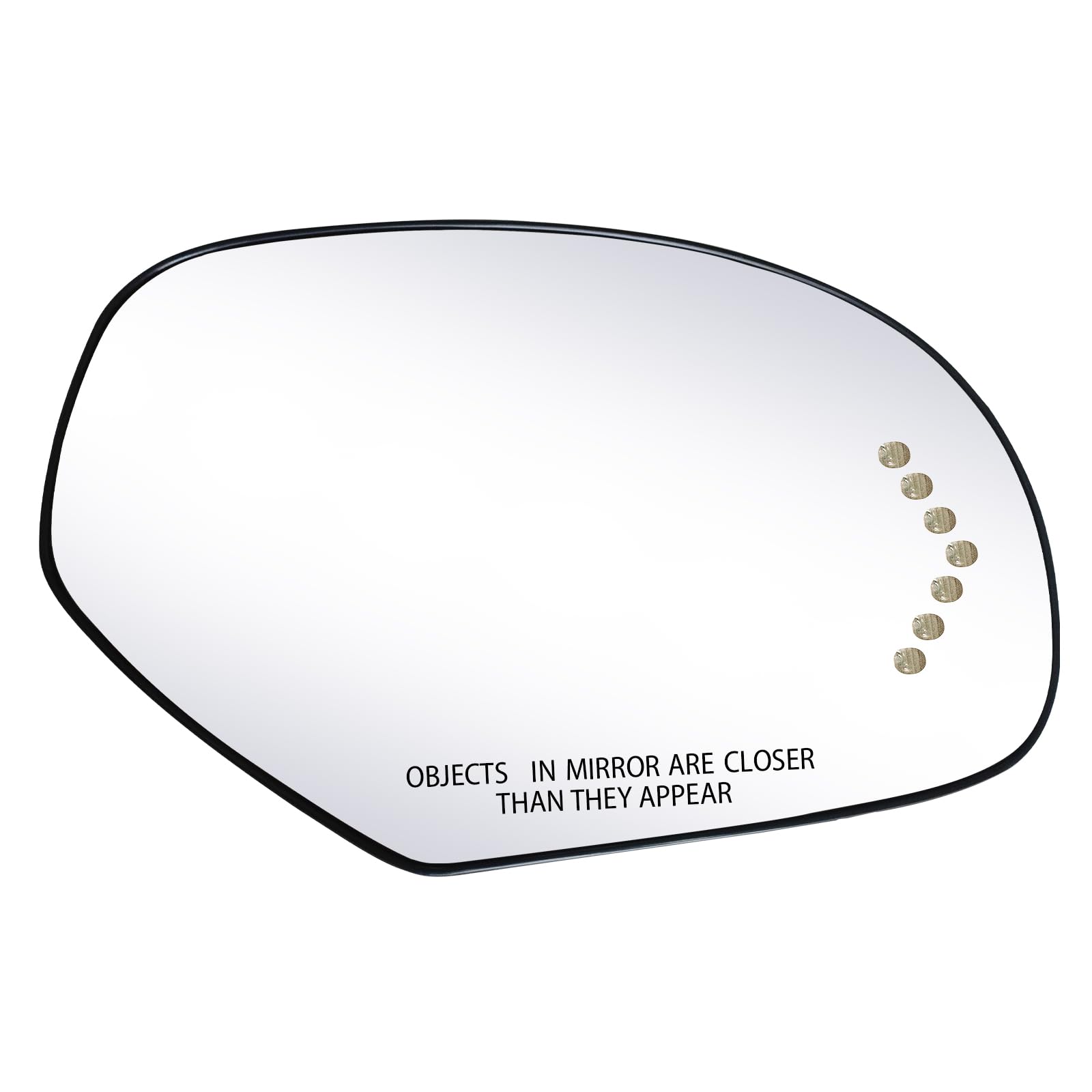 Passenger Side Replacement Mirror Glass compatible with Cadillac & GMC vehicles - 2007-2008 Escalade, ESV, EXT | Sierra 1500/2500HD, Yukon/Yukon XL 1500, Turn Signal, RH, 15886196