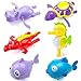 Produktbild MOOKLIN ROAM Baby Badespielzeug, 5 Stück Uhrwerk Baby Bade Bad Schwimmen Badewanne Pool Spielzeug Schildkröte Schwimmbad Spielzeug für 3+ Monate Kleinkinder Jungen Mädchen (Zufällige Farbe)