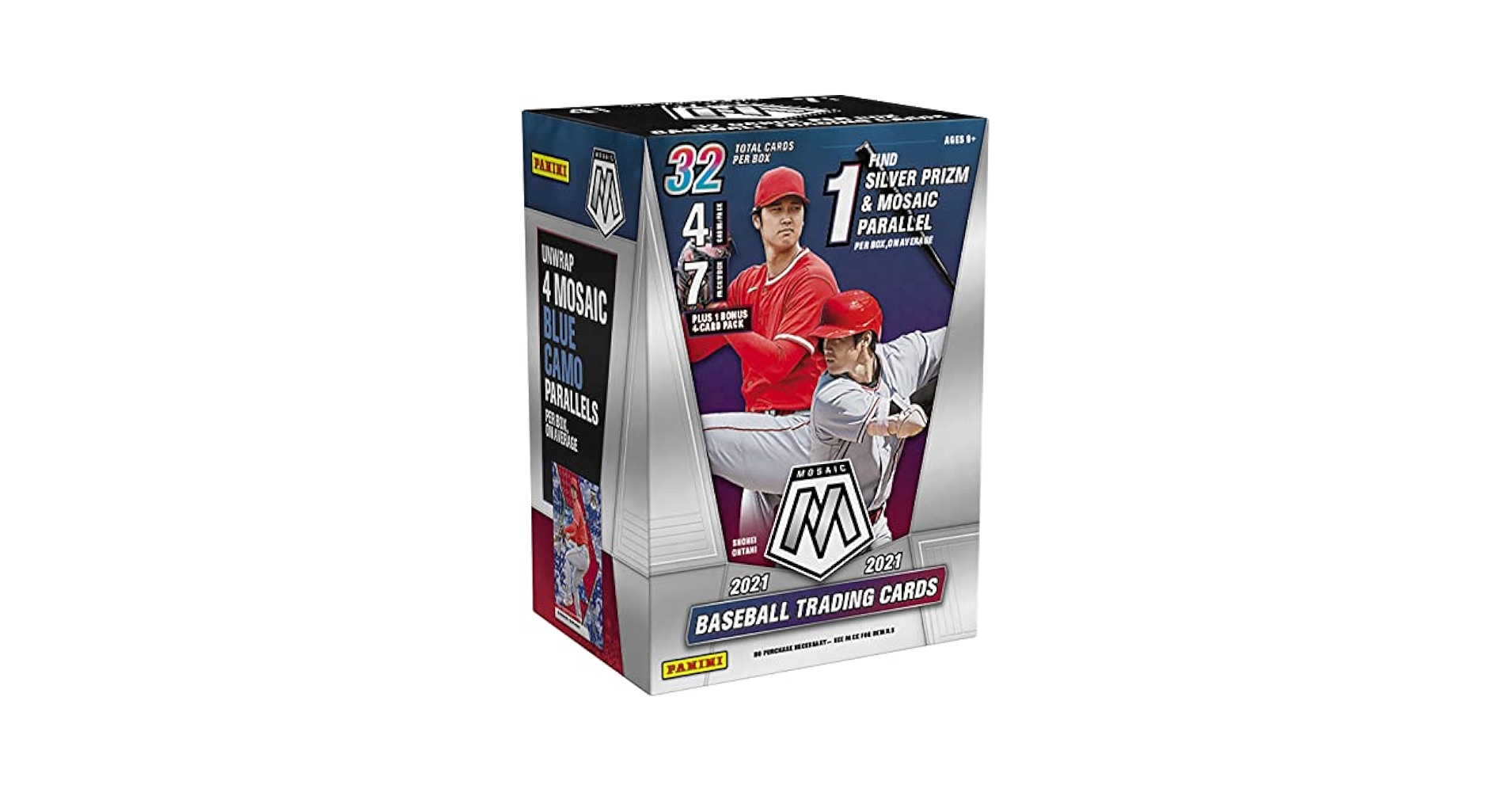Amazon.com: 2021 Panini Mosaic Baseball BLASTER box (32