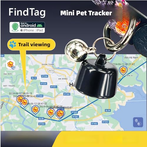 image for Jasullminral Mini Dog Tracker Cat Tracker,Mini Tracker for Pet iOS and