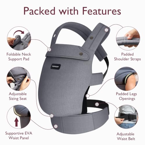 Image of Momcozy PureHug Baby Carrier-Ergonomic, Cozy & Lightweight for 3.2-20.4 kg