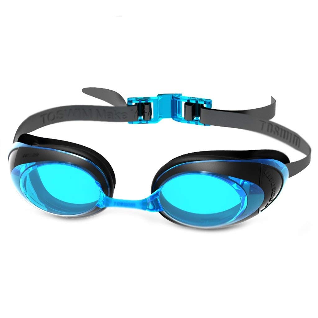 Lunettes de natation imperméables à grand cadre antibuée pour nageur