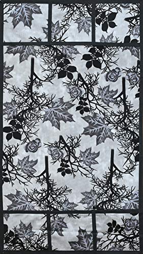 Image of Kitchen Combo Fridge Top Cover, 2 Piece Fridge Handle Cover, 4 Pcs Fridge Mats, (Set of 7 Piece) BLACK-BRANCH-142)