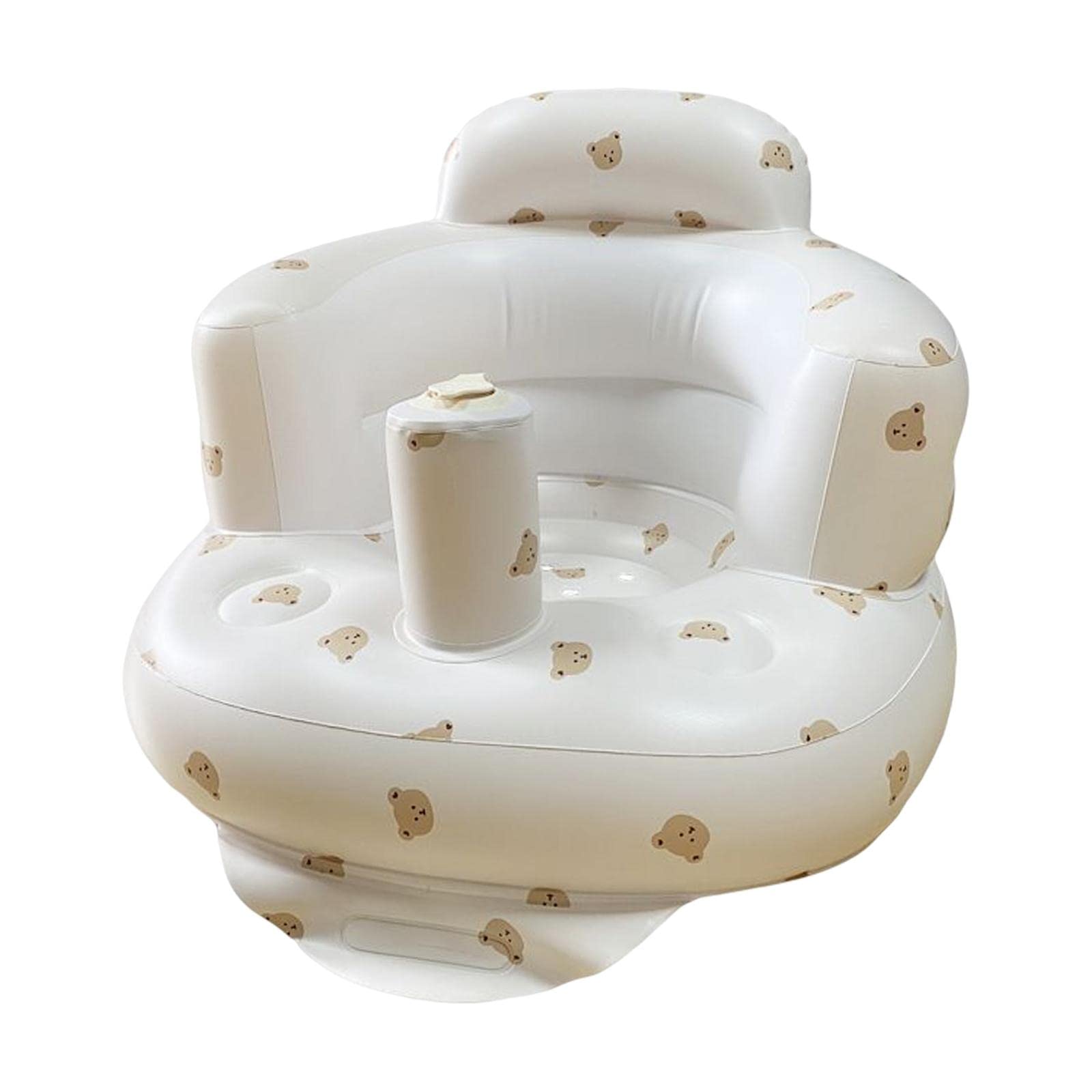 Oshhni Asiento infble de PVC para, niños Que juegan, SIL Flotante Shower para pequeños, Oso M