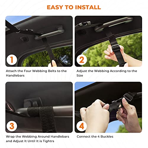 Car Ceiling Cargo Net Pocket, 32"X 22" Adjustable Car Suv Roof Net Storage Bag Organizers Storage Net,Truck Travel Long Road Trip Camping Interior Accessories #TOP4