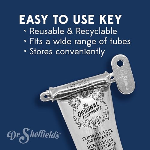 dr sheffield39s tube key i designed to effortlessly roll up your toothpaste tubes ensuring you never waste a single drop