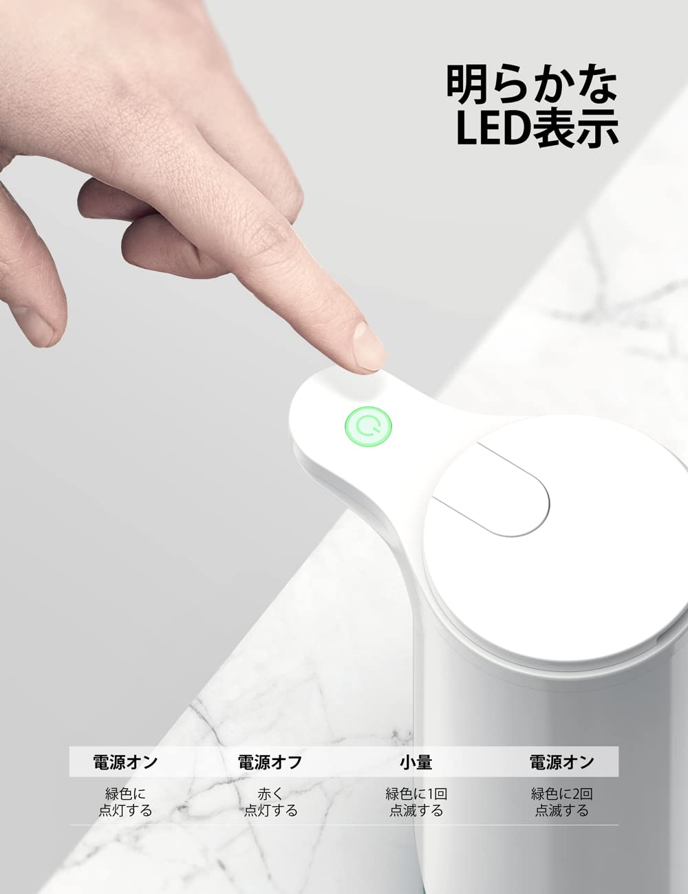 Amazon｜TOPPIN 自動泡ソープディスペンサー – タッチレス泡ハンド