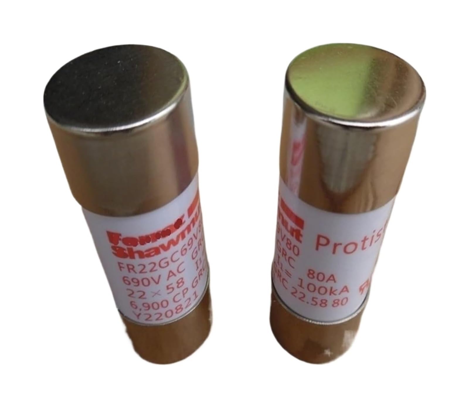 Fusible FR22GC69V32 gC 22x58 mm pour la protection thermique des départs de moteurs électriques