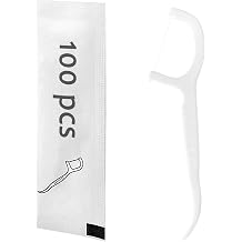 Eyxformula Individually Wrapped Floss Picks, 100 Count Travel Floss Sticks