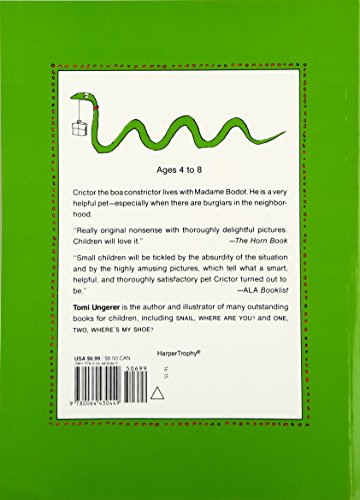 Crictor: A Diverting Picture Book About a Pet Boa Constrictor in a French Village for Children (Ages 4-8) (Reading Rainbow Books)