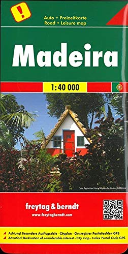 Freytag Berndt Autokarten, Madeira - Maßstab 1:40 000 Freytag Berndt Autokarten, Madeira - Maßstab 1:40 000