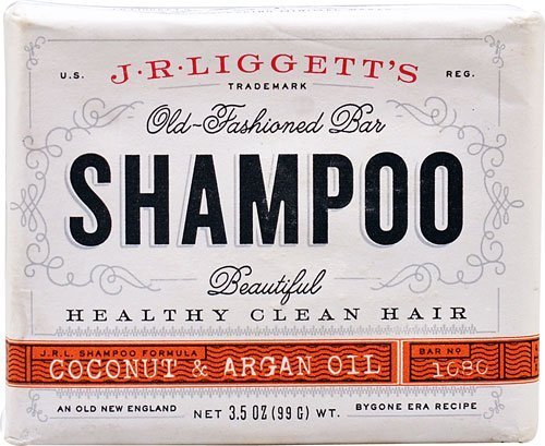 J.R.Liggett's Old Fashioned Bar Shampoo Coconut & Argan Oil -- 3.5 oz - 2pc