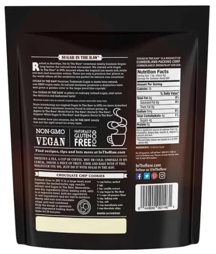 Sugar InTheRaw Turbinado Cane Sugar (6Lb)