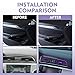 Anyhut 1 PC Car Interior Trim Strips, 32 Ft/10M Dash Decorations with Installing Tool, DIY Flexible Purple Car Accessories Filler Insert Strips, Universal Car Parts Dashboard Moulding Strip (Purple)