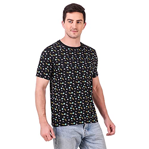 Image of Stories.Label Cotton Printed T-Shirts for Men in Regular Fit and Round Neck