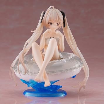 Zhongkaihua Kasugano Sora Figure Swimsuit Girl Anime Model Sitting Posture Statue with Swimming Ring Accessories