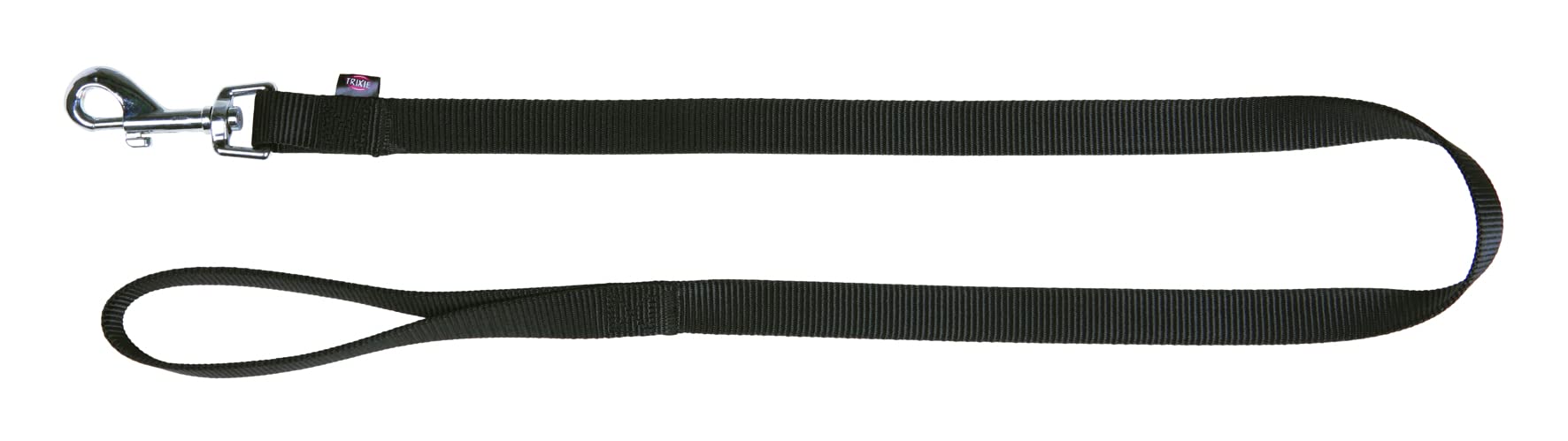 Trixie Classic Dog Lead, 4ft Nylon Adjustable Leash with Padded Grip & Stainless Steel Hook, Durable & Comfortable, Black (M-L) (B09MW6HB9M) Amazon Price History, Amazon Price Tracker